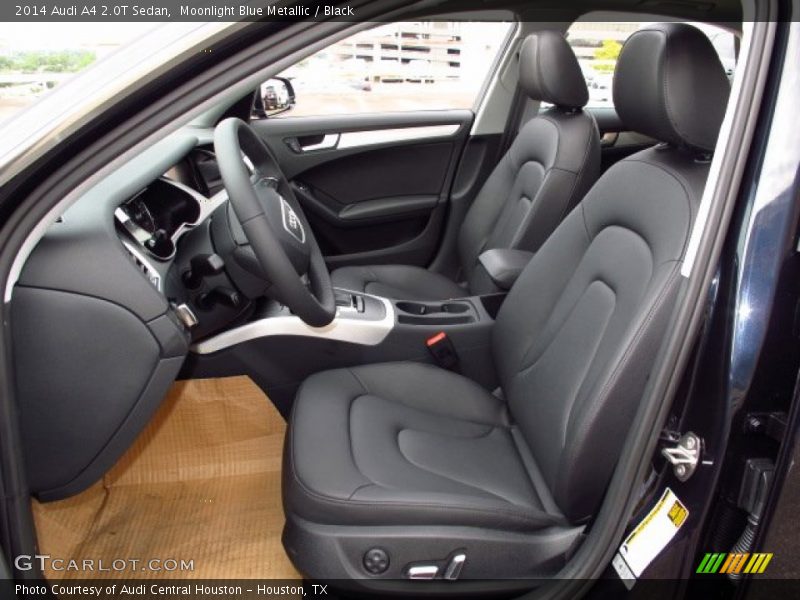 Moonlight Blue Metallic / Black 2014 Audi A4 2.0T Sedan