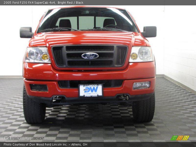Bright Red / Black 2005 Ford F150 FX4 SuperCab 4x4