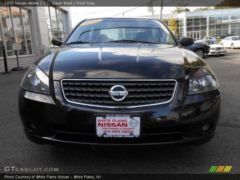 Super Black / Frost Gray 2005 Nissan Altima 2.5 S