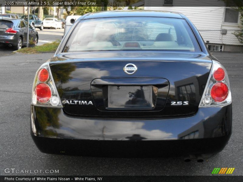 Super Black / Frost Gray 2005 Nissan Altima 2.5 S