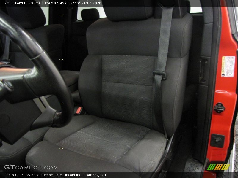 Bright Red / Black 2005 Ford F150 FX4 SuperCab 4x4