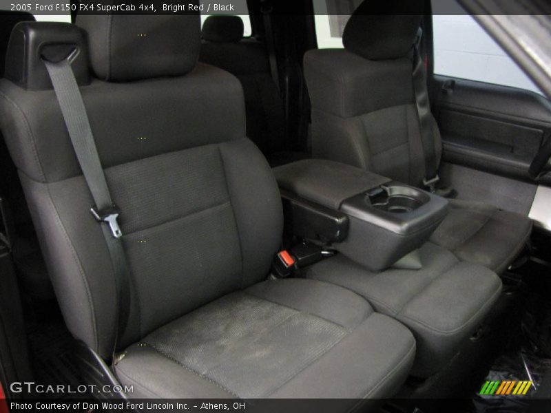 Bright Red / Black 2005 Ford F150 FX4 SuperCab 4x4