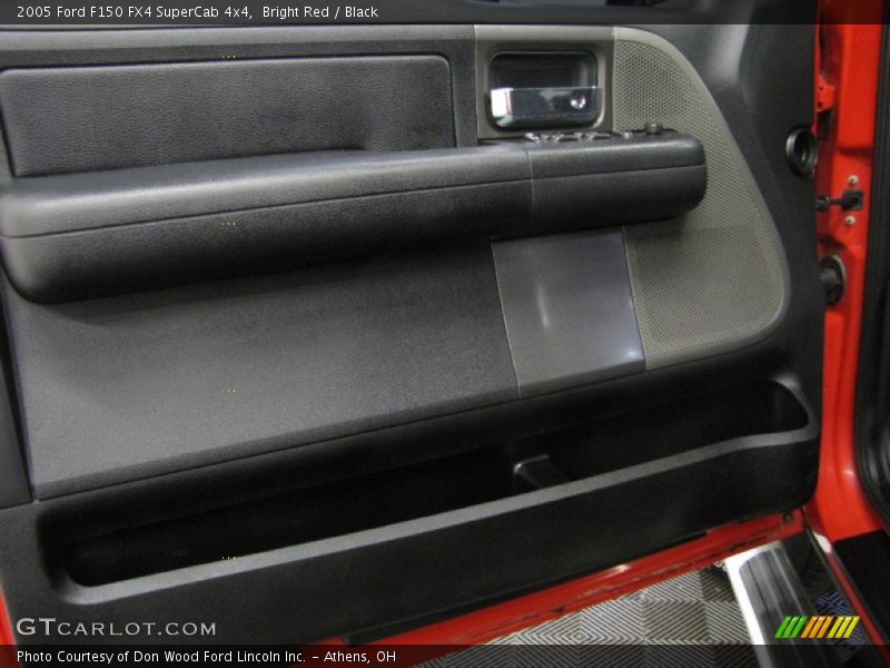 Bright Red / Black 2005 Ford F150 FX4 SuperCab 4x4