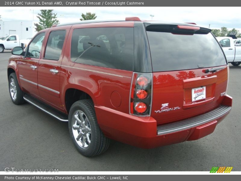 Crystal Red Tintcoat / Cocoa/Light Cashmere 2014 GMC Yukon XL Denali AWD