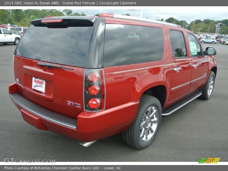 Crystal Red Tintcoat / Cocoa/Light Cashmere 2014 GMC Yukon XL Denali AWD