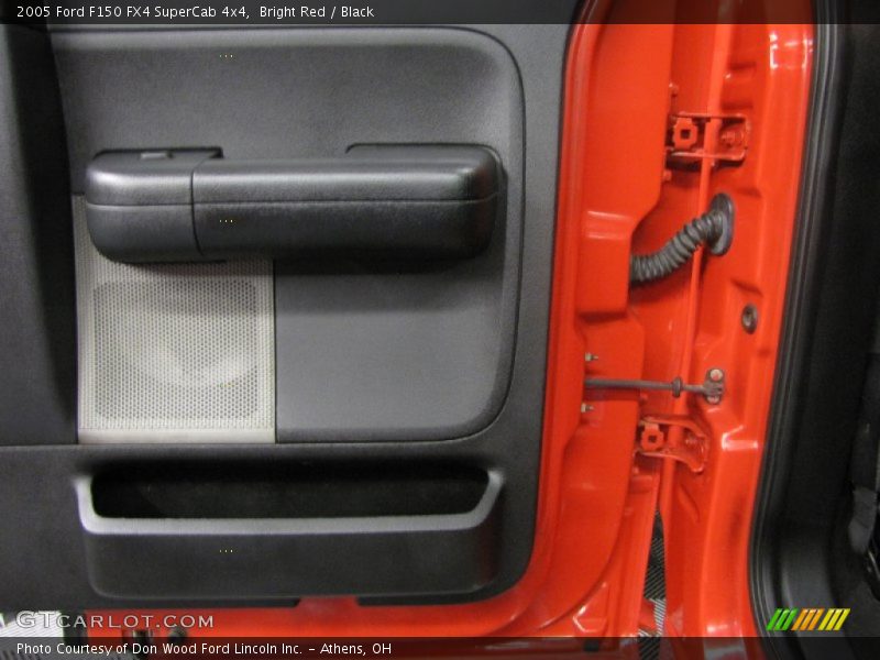 Bright Red / Black 2005 Ford F150 FX4 SuperCab 4x4