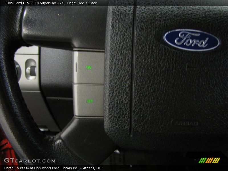 Bright Red / Black 2005 Ford F150 FX4 SuperCab 4x4