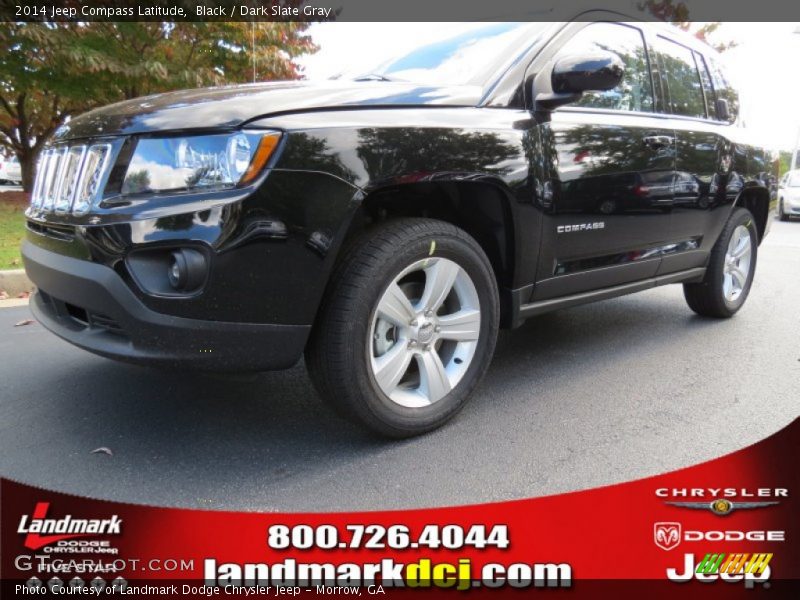 Black / Dark Slate Gray 2014 Jeep Compass Latitude