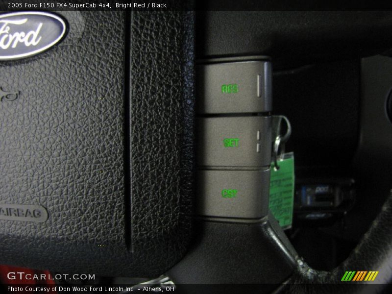 Bright Red / Black 2005 Ford F150 FX4 SuperCab 4x4