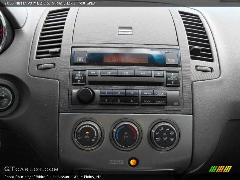 Super Black / Frost Gray 2005 Nissan Altima 2.5 S