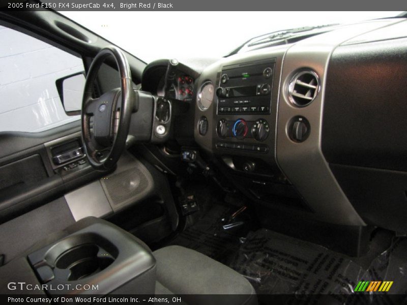Bright Red / Black 2005 Ford F150 FX4 SuperCab 4x4