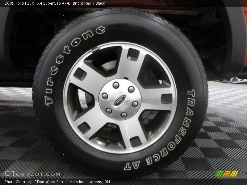 Bright Red / Black 2005 Ford F150 FX4 SuperCab 4x4