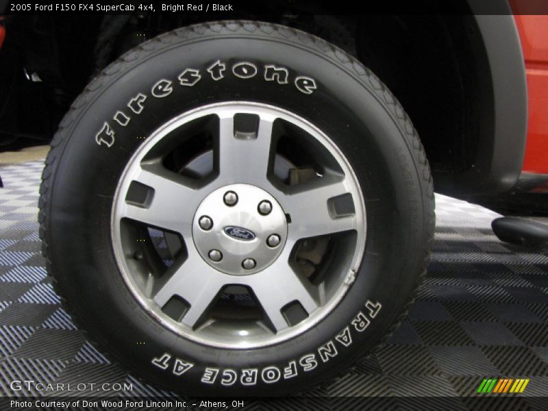 Bright Red / Black 2005 Ford F150 FX4 SuperCab 4x4