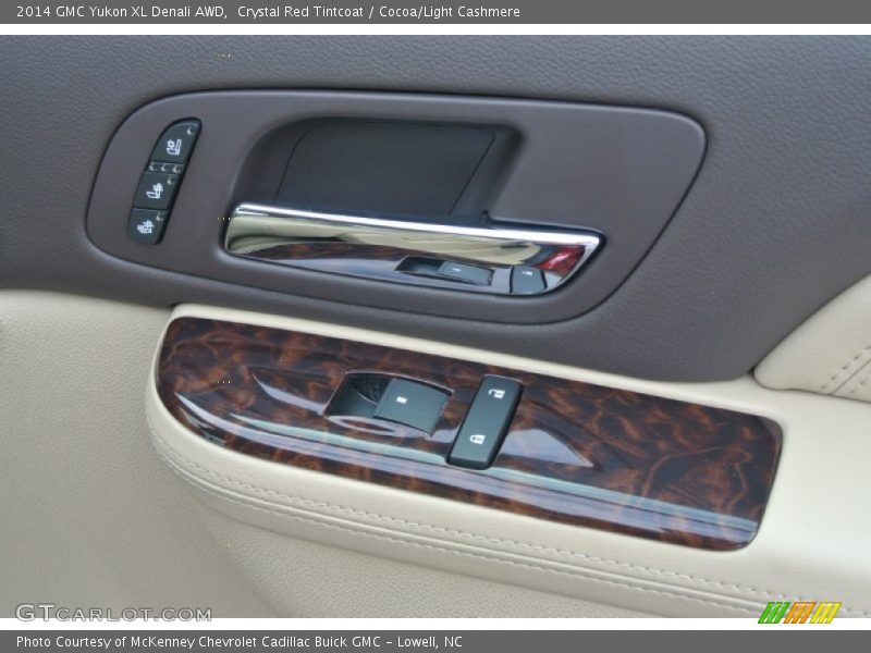 Crystal Red Tintcoat / Cocoa/Light Cashmere 2014 GMC Yukon XL Denali AWD