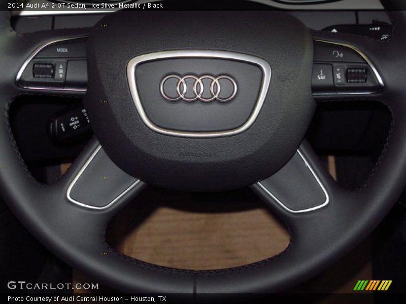 Ice Silver Metallic / Black 2014 Audi A4 2.0T Sedan