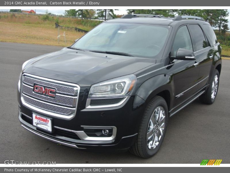 Carbon Black Metallic / Ebony 2014 GMC Acadia Denali