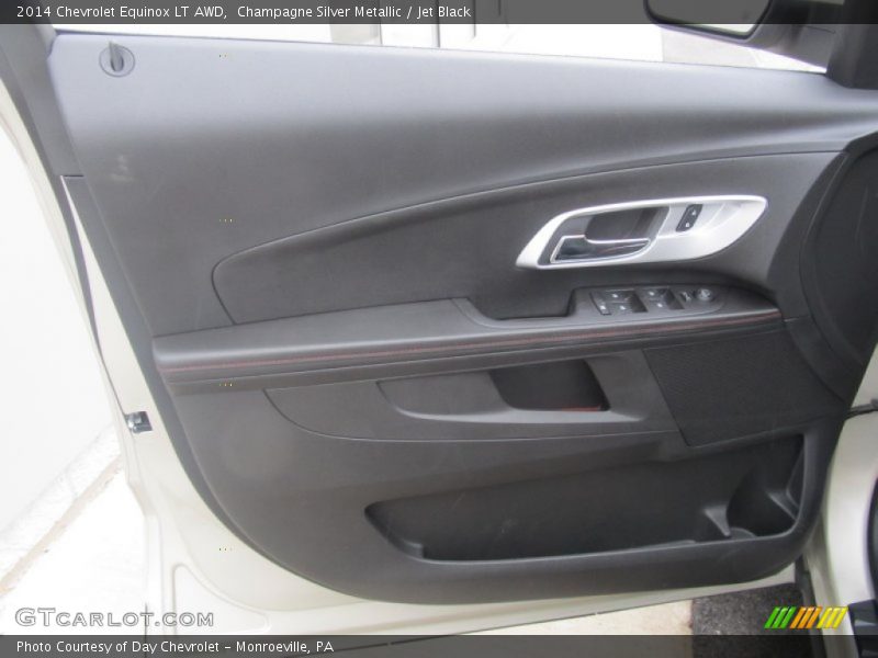 Champagne Silver Metallic / Jet Black 2014 Chevrolet Equinox LT AWD