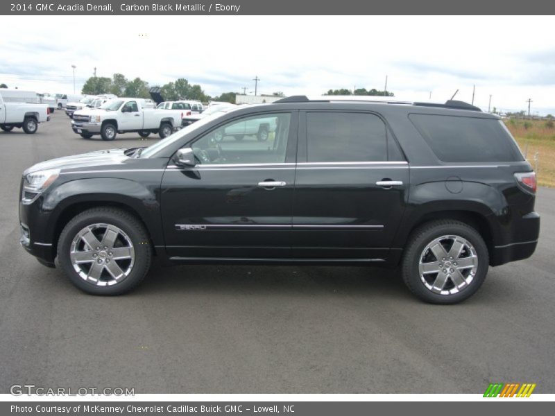 Carbon Black Metallic / Ebony 2014 GMC Acadia Denali