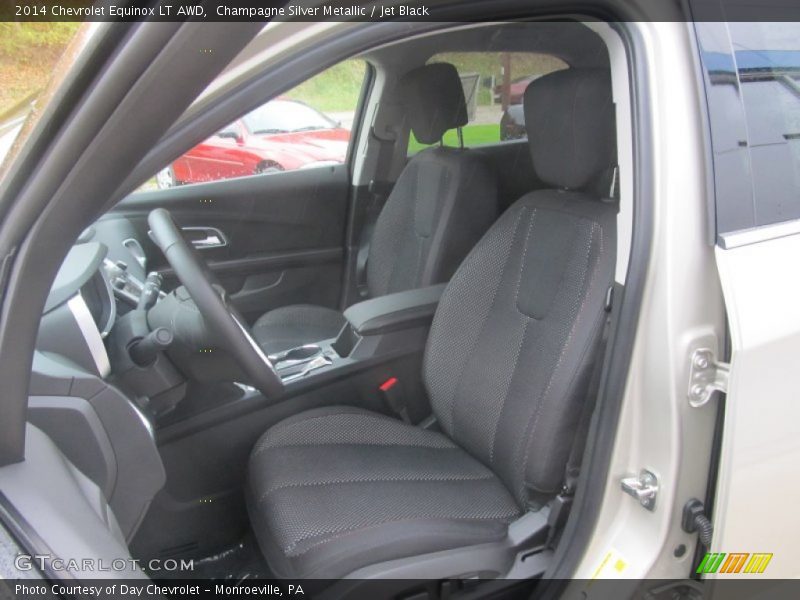 Champagne Silver Metallic / Jet Black 2014 Chevrolet Equinox LT AWD