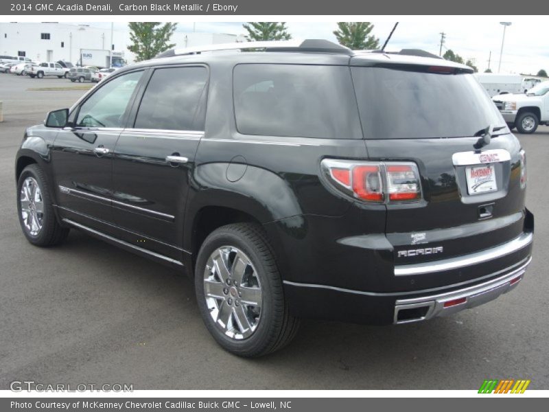 Carbon Black Metallic / Ebony 2014 GMC Acadia Denali
