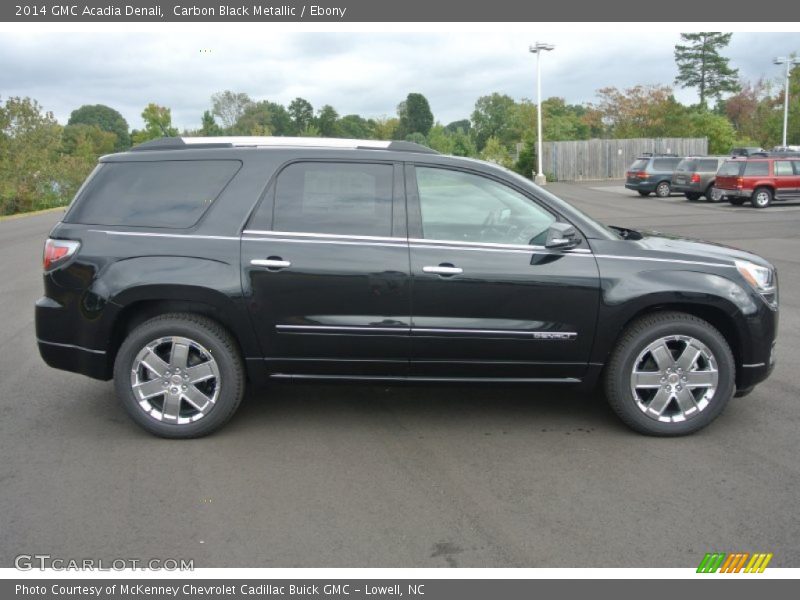 Carbon Black Metallic / Ebony 2014 GMC Acadia Denali