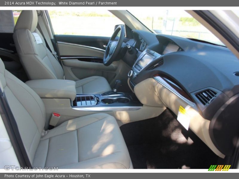 White Diamond Pearl / Parchment 2014 Acura MDX Technology