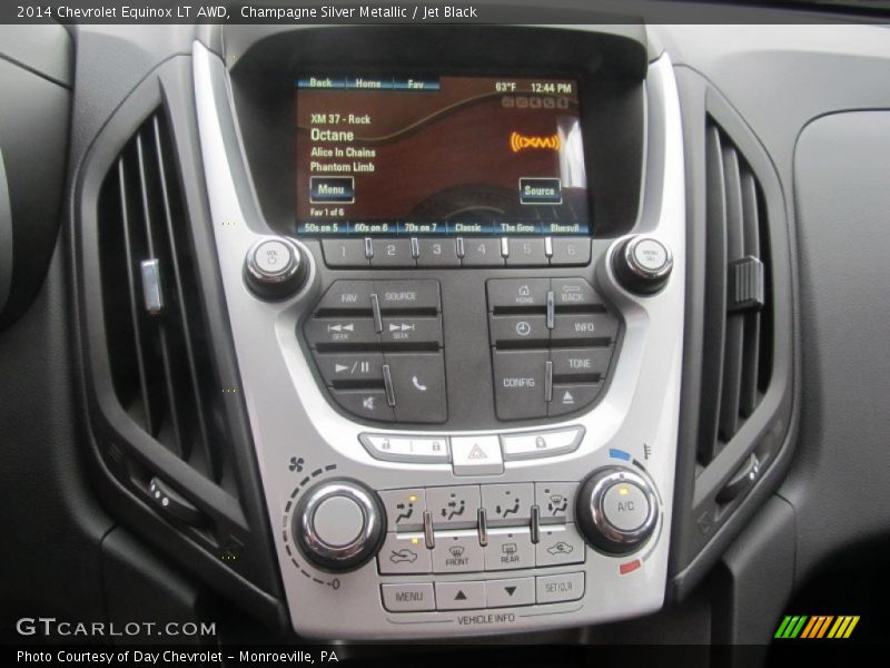 Champagne Silver Metallic / Jet Black 2014 Chevrolet Equinox LT AWD