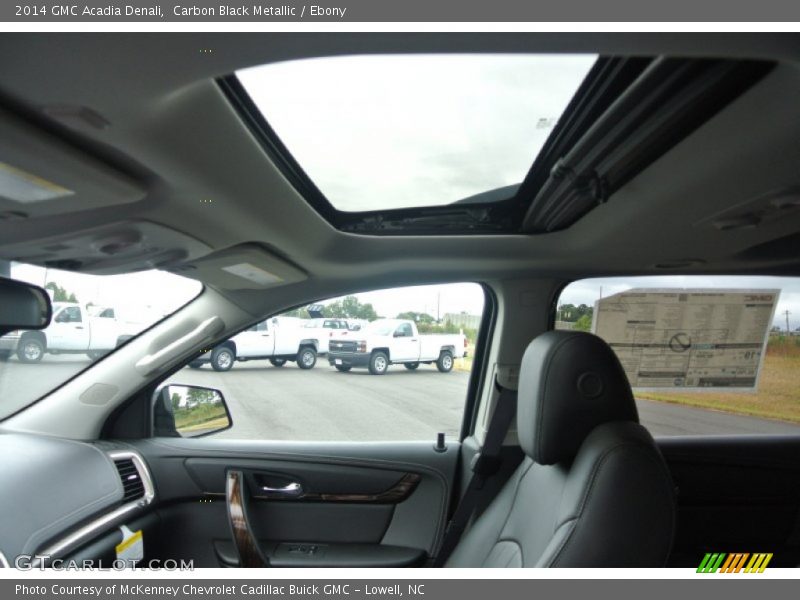 Carbon Black Metallic / Ebony 2014 GMC Acadia Denali