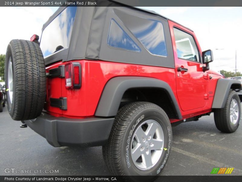 Flame Red / Black 2014 Jeep Wrangler Sport S 4x4