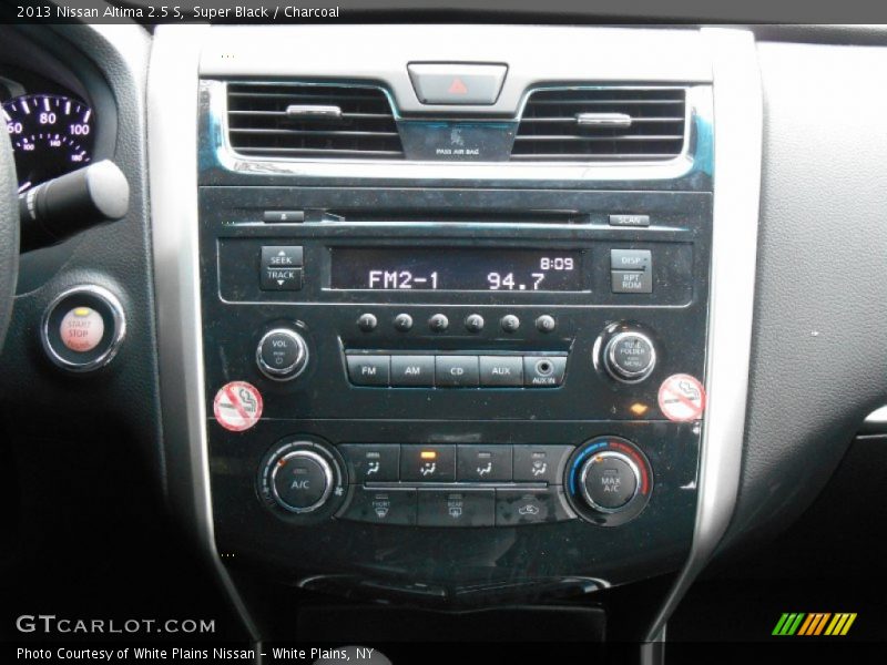 Super Black / Charcoal 2013 Nissan Altima 2.5 S