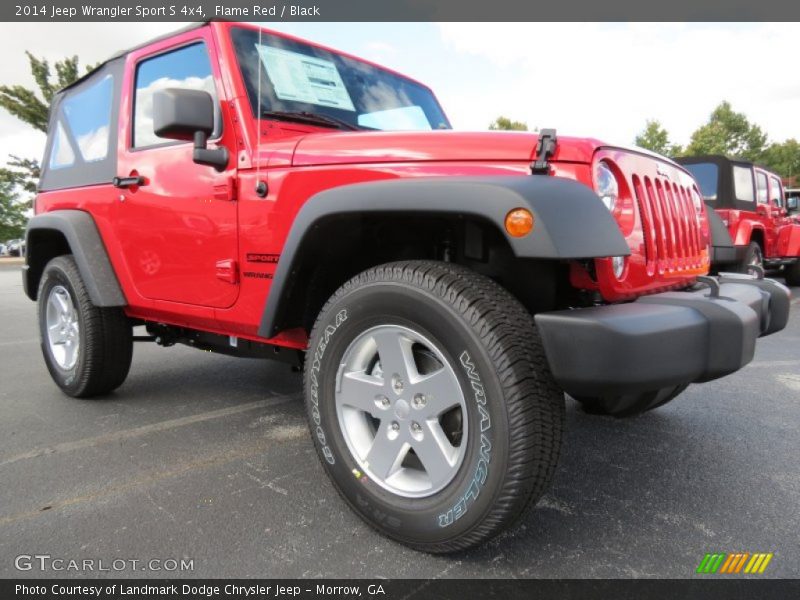 Flame Red / Black 2014 Jeep Wrangler Sport S 4x4