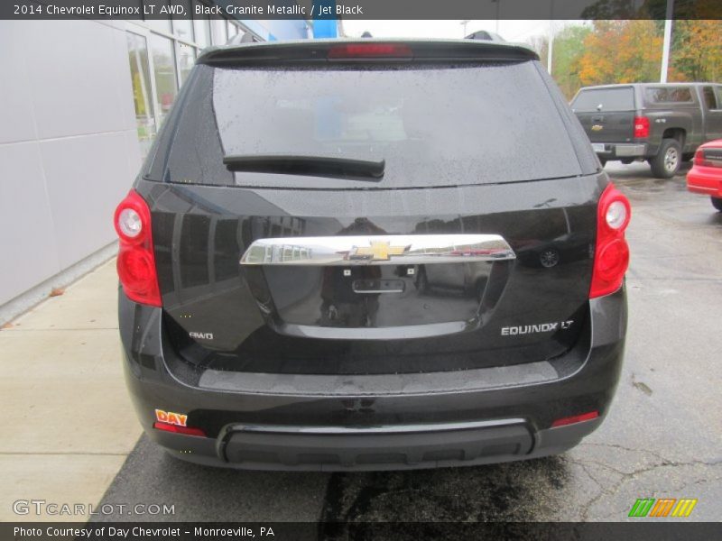 Black Granite Metallic / Jet Black 2014 Chevrolet Equinox LT AWD