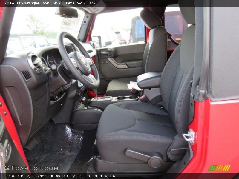 Flame Red / Black 2014 Jeep Wrangler Sport S 4x4