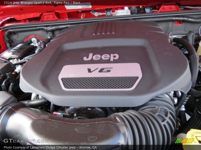 Flame Red / Black 2014 Jeep Wrangler Sport S 4x4