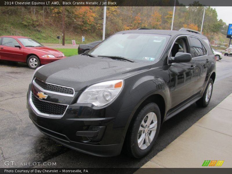 Black Granite Metallic / Jet Black 2014 Chevrolet Equinox LT AWD