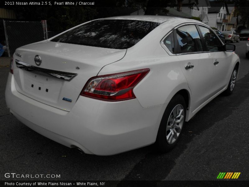 Pearl White / Charcoal 2013 Nissan Altima 2.5 S