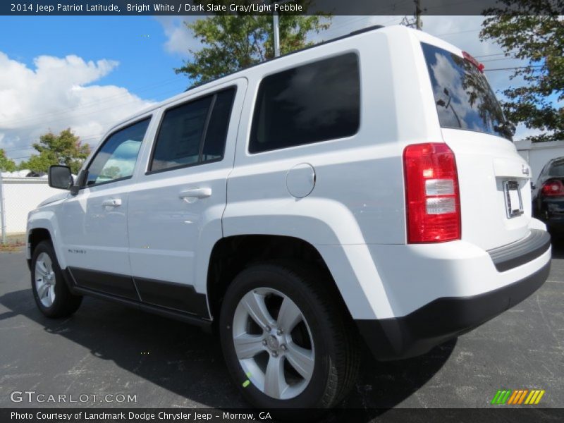 Bright White / Dark Slate Gray/Light Pebble 2014 Jeep Patriot Latitude