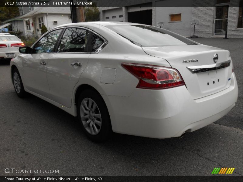 Pearl White / Charcoal 2013 Nissan Altima 2.5 S