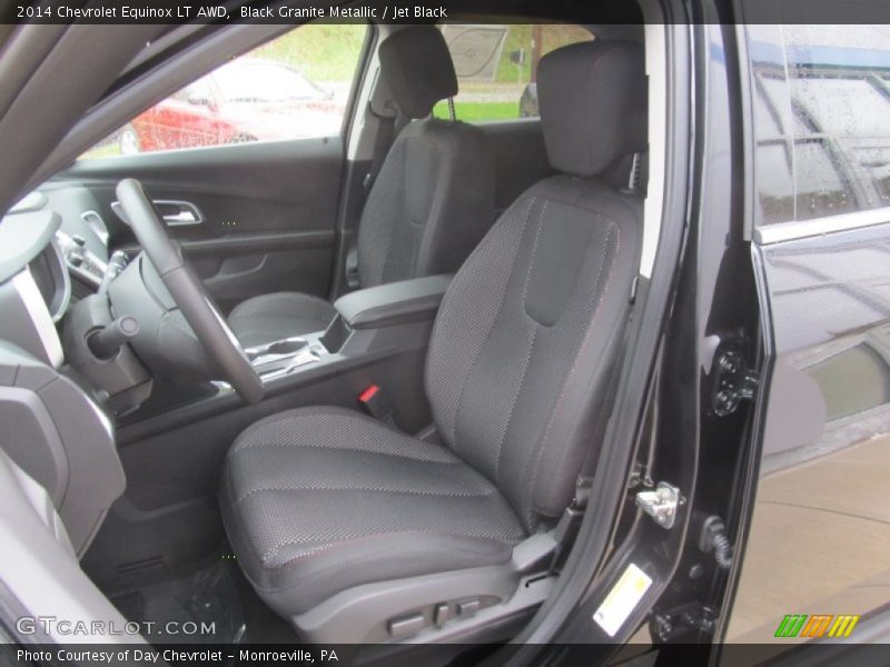 Black Granite Metallic / Jet Black 2014 Chevrolet Equinox LT AWD