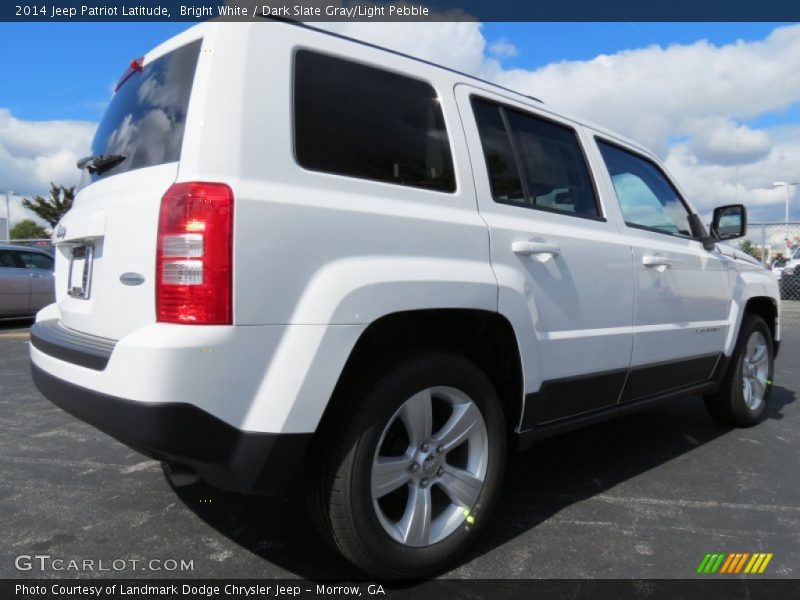 Bright White / Dark Slate Gray/Light Pebble 2014 Jeep Patriot Latitude