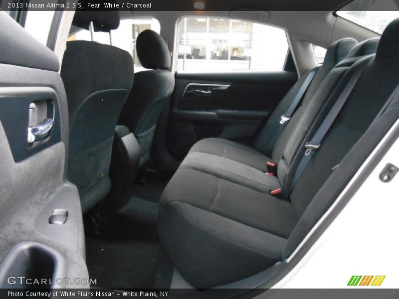Pearl White / Charcoal 2013 Nissan Altima 2.5 S