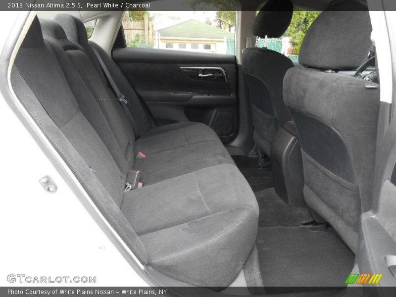 Pearl White / Charcoal 2013 Nissan Altima 2.5 S