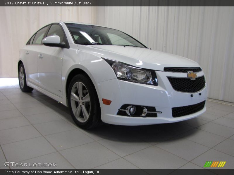 Summit White / Jet Black 2012 Chevrolet Cruze LT