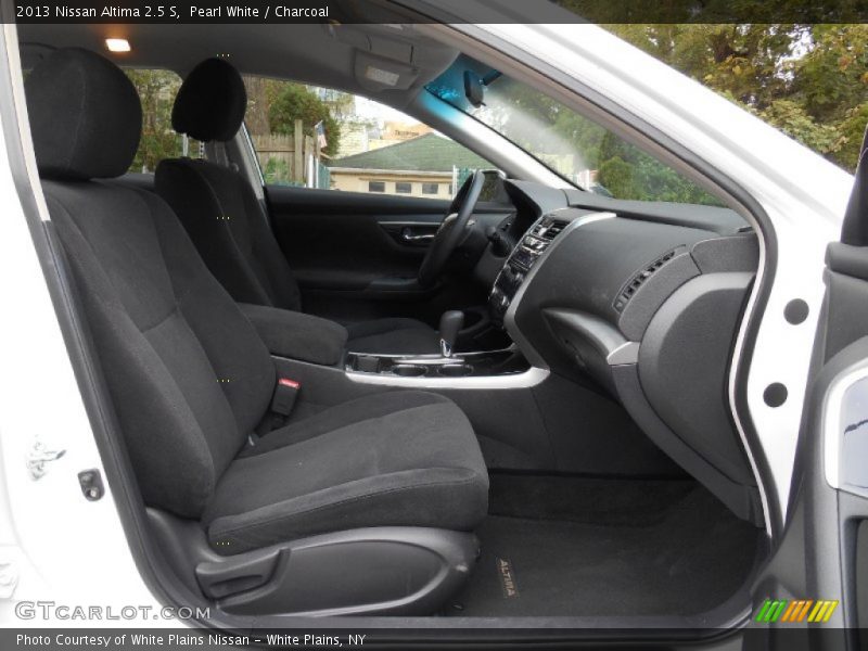 Pearl White / Charcoal 2013 Nissan Altima 2.5 S