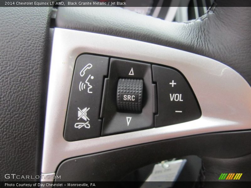 Black Granite Metallic / Jet Black 2014 Chevrolet Equinox LT AWD