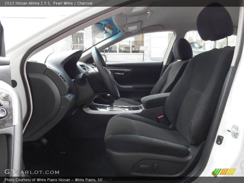 Pearl White / Charcoal 2013 Nissan Altima 2.5 S