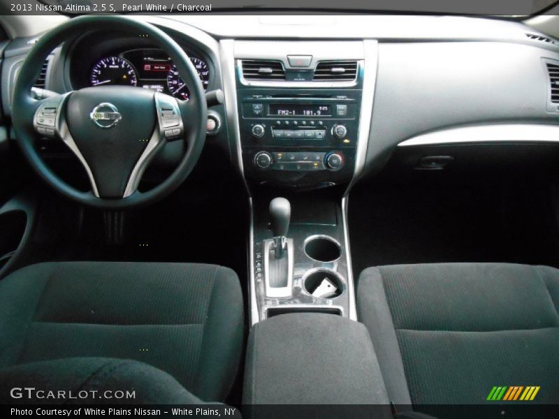 Pearl White / Charcoal 2013 Nissan Altima 2.5 S
