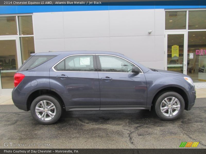 Atlantis Blue Metallic / Jet Black 2014 Chevrolet Equinox LS AWD