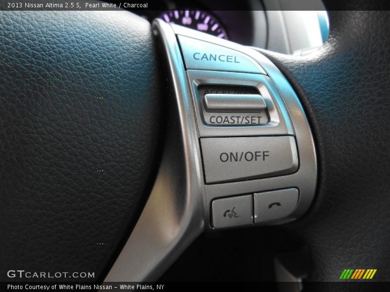 Pearl White / Charcoal 2013 Nissan Altima 2.5 S