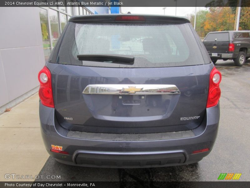 Atlantis Blue Metallic / Jet Black 2014 Chevrolet Equinox LS AWD